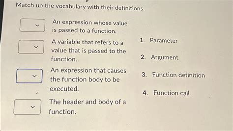 an expression whose value is passed to a function