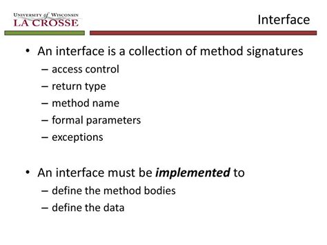An Interface Can Have Method Signatures Only Not Its Definition