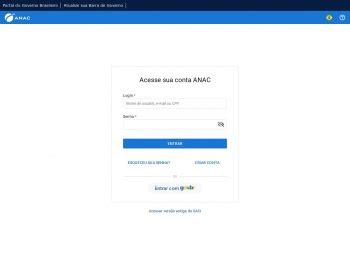 anac login pfvoe