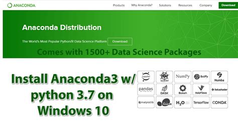 Installing Anaconda on Windows