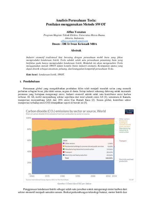 analisis swot mobil listrik