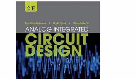 Analog Integrated Circuit Design Carusone Solution Manual Pdf s Johns Martin Document