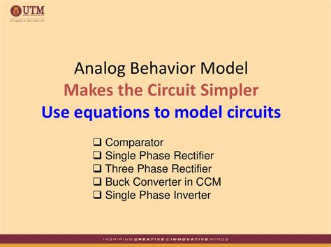 Analog Circuit Behavior