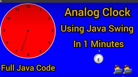 Analog Clock In Java Swing