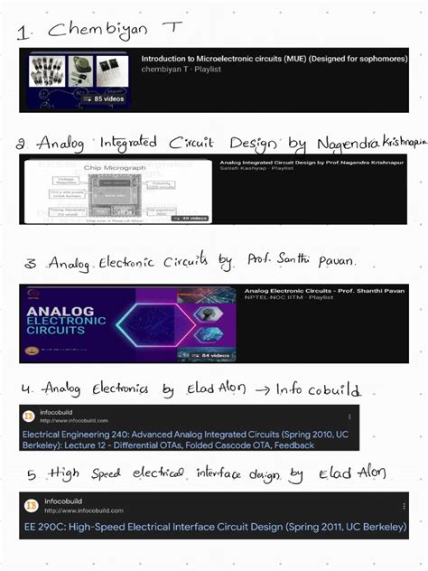 Analog Design Resources