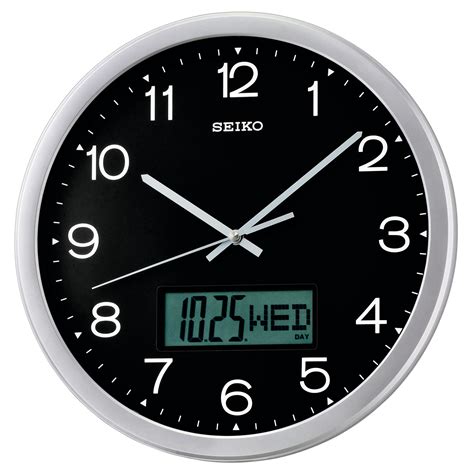 analog digital wall clock