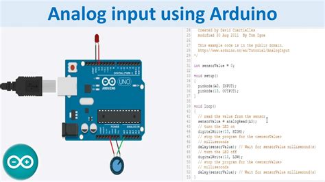 analog input in arduino