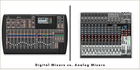 analog mixer vs digital