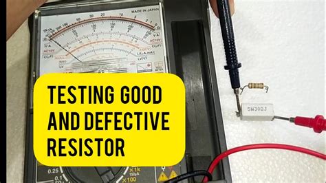 Analog Multimeter Resistors