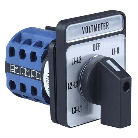 Analog Voltmeter With Selector Switch