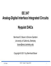 Analog-Digital Interface Integrated Circuits