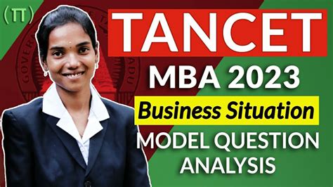 analysis of business situations in tancet mba