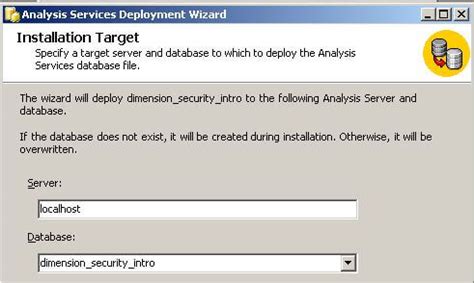 Analysis Services Deployment Wizard Install