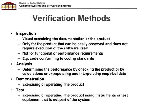 analysis verification method