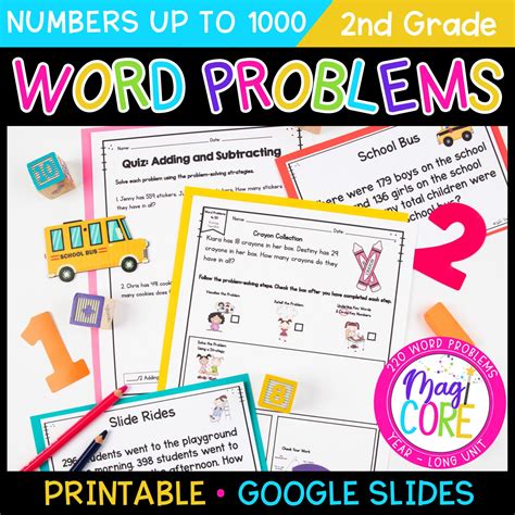 Analytical Math Problems Grade 2 Worksheets