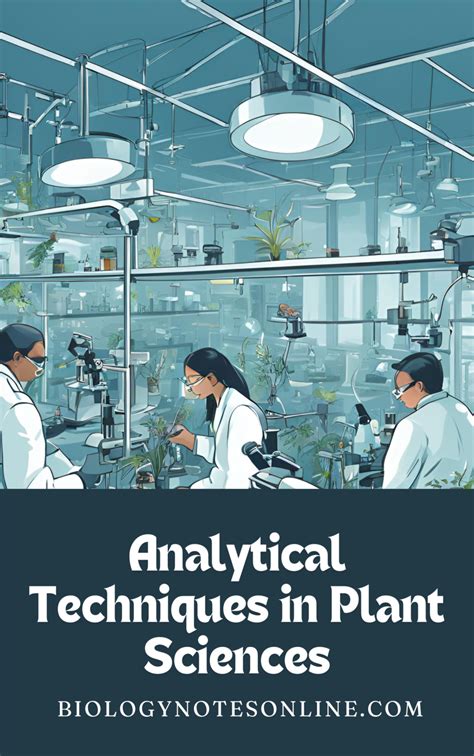 analytical tools and techniques in biology applications