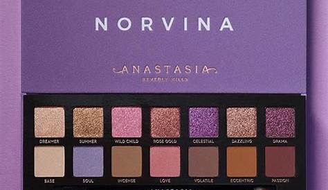 Anastasia Beverly Hills Norvina Eyeshadow Palette Swatches Review