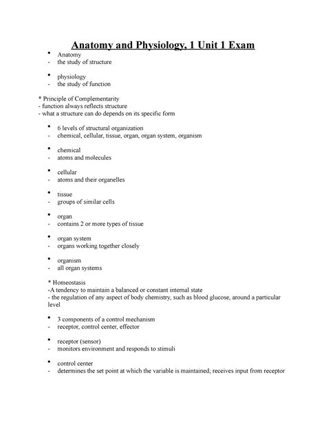 anatomy and physiology unit 7 test