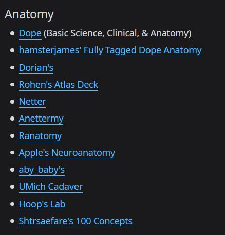 Anatomy Anki Deck Reddit