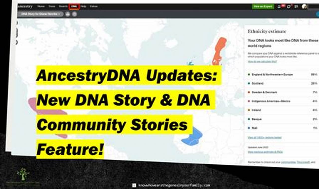 ancestry DNA update 2023