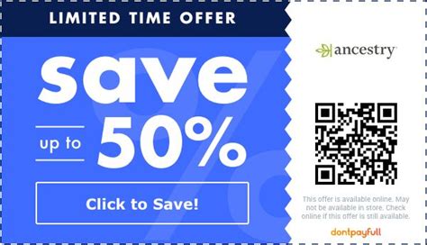 ancestry coupon code 50 % off