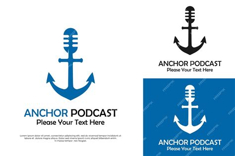 Anchor Podcast Logo Vector