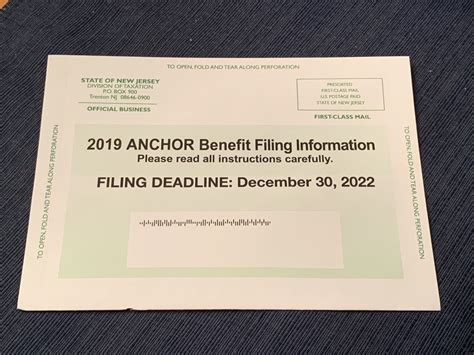 anchor program nj refund status