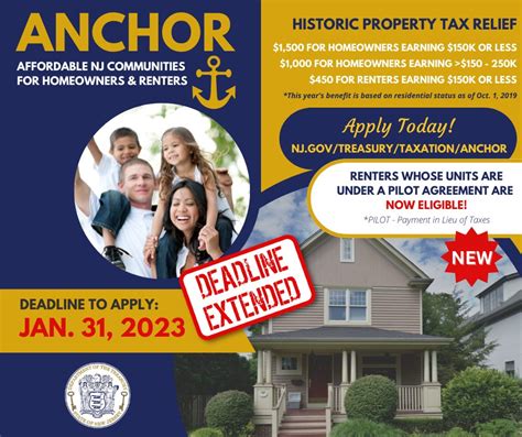 anchor tax relief nj application form