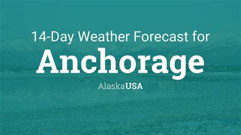 anchorage 14 day forecast