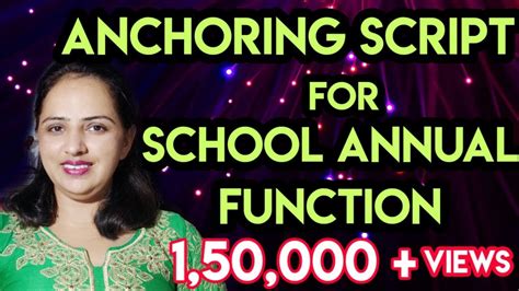 anchoring script for annual function in kannada