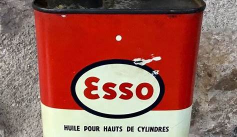 Ancien Bidon D Huile Publicitaire Vintage Esso Huile Pour Hauts De Cylindre Eur 10 50 Rare Ancien Bidon Huile Vintage 1 Litr Bidon Sigle Voiture Deco Garage