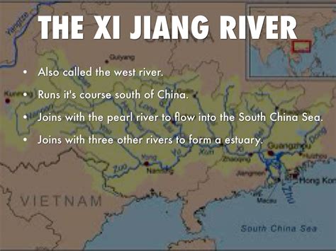 Ancient China Map Xi River