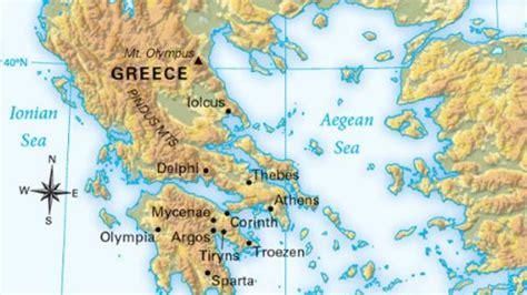 Ancient Greece Geography Landforms