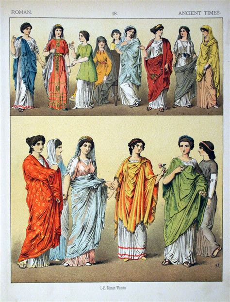 ancient roman clothing for women