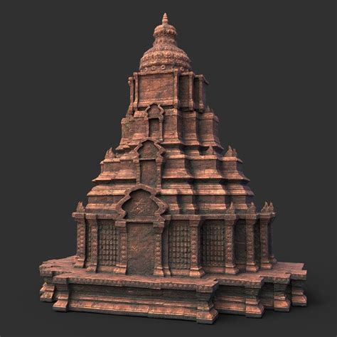 ancient temple 3d model