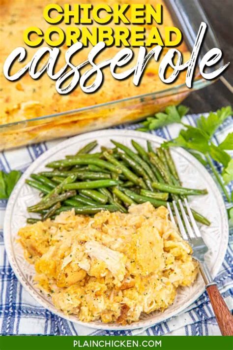 and cornbread heads chicken