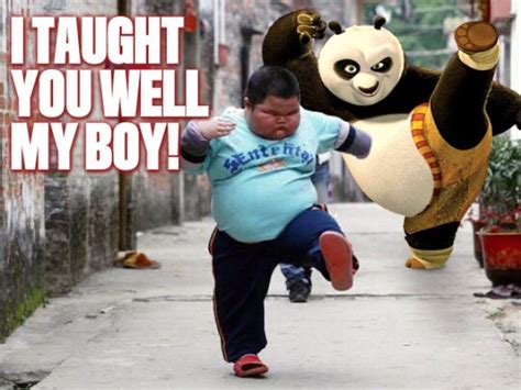 and everybody was kung fu fighting