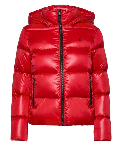 And Red Puffer Jacket