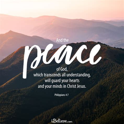 and the peace of god