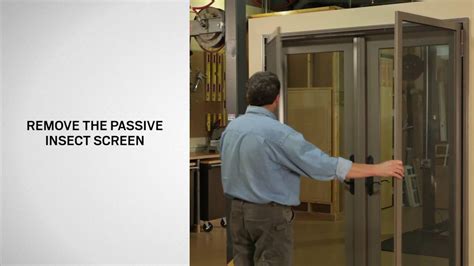 Andersen French Door Screen Installation