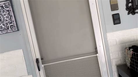 Andersen LuminAire Single Retractable Screen Door The Home Depot