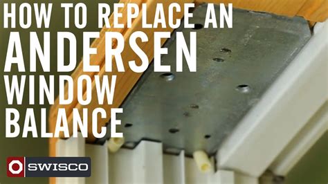 andersen window balance replacement