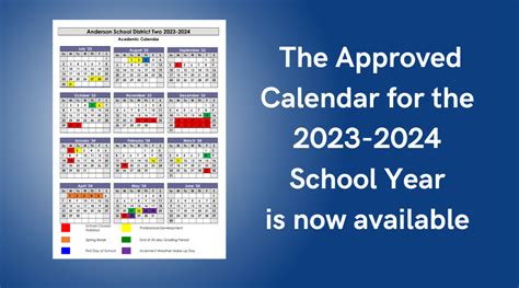 Anderson University Calendar 2024-25