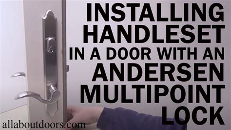 anderson french door lock system