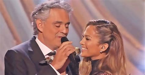 andrea bocelli and jennifer lopez performance