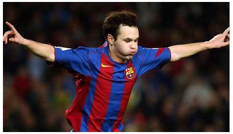 Iniesta, his picture when he was a child Football Deluxe