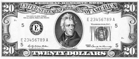 Andrew Jackson 20 Printable