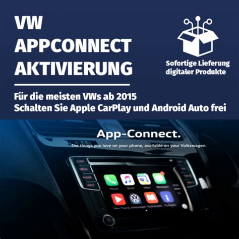 VW App Connect Funktionen Freischalten Kosten Welche Apps