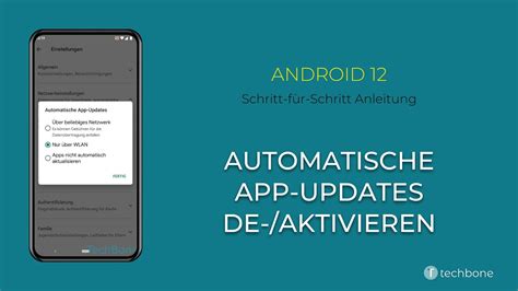 In Android automatische AppUpdates deaktivieren