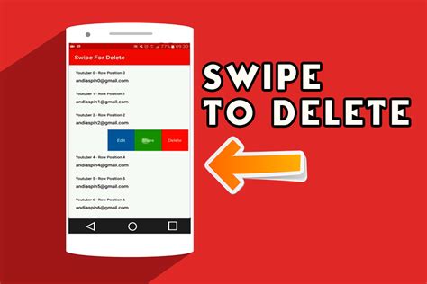 Android Messages App Swipe To Delete